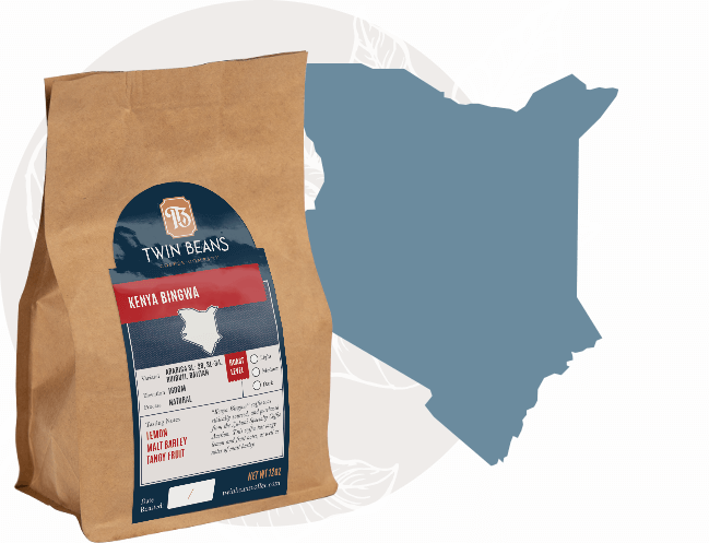 Twin Bean Coffee Company Kenya Bingwa